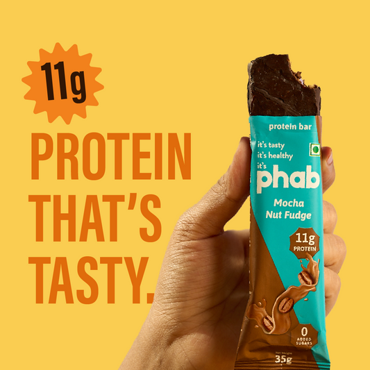 Protein Bar - 11g Protein (pack of 12) - Mocha Nut Fudge