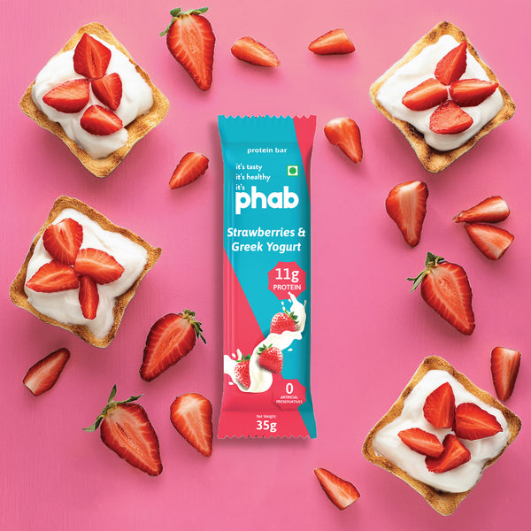 11g protein bar - strawberries & greek yogurt