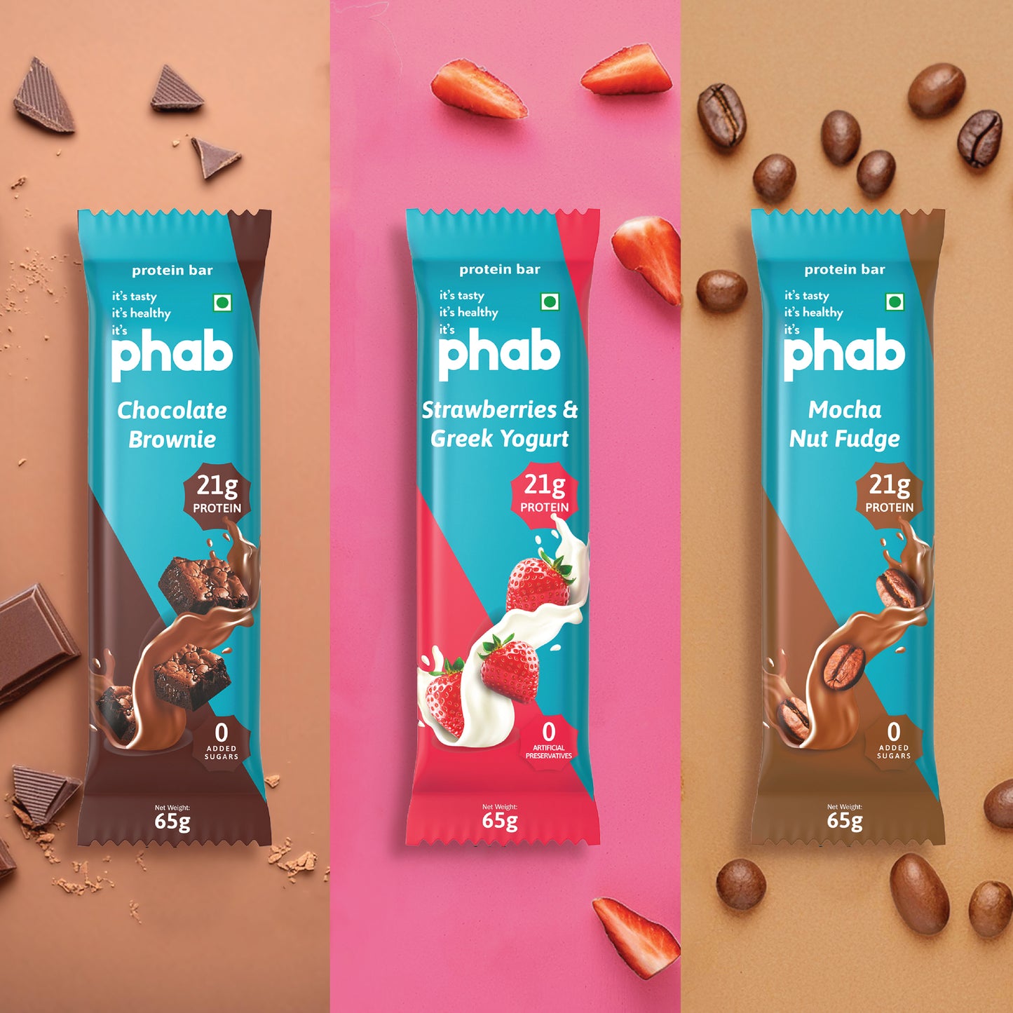 phab 21g Protein Bar - Variety Pack