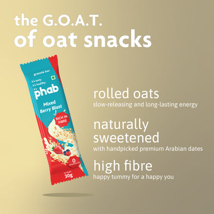 granola bar - mixed berry blast