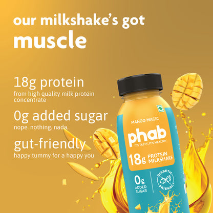 Mango Magic- 18g Protein Milkshake