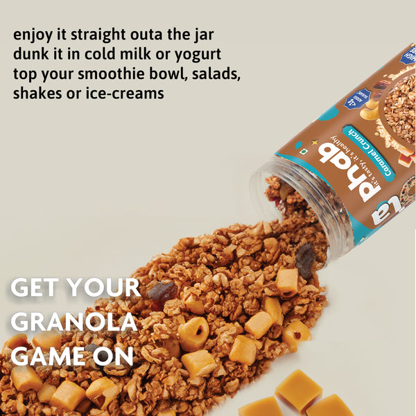 granola cereal - caramel crunch