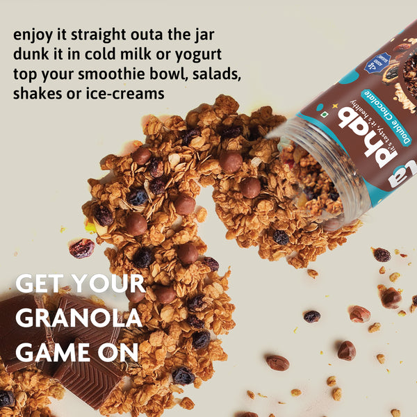granola cereal - double chocolate