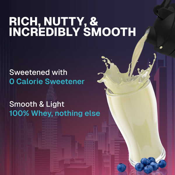 whey protein isolate - blueberry cheesecake sachets