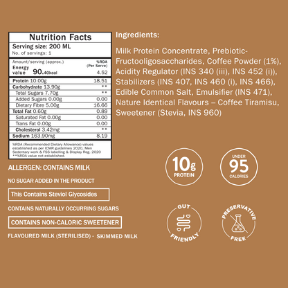 phab 10g Protein Milkshake - Coffee Tiramisu