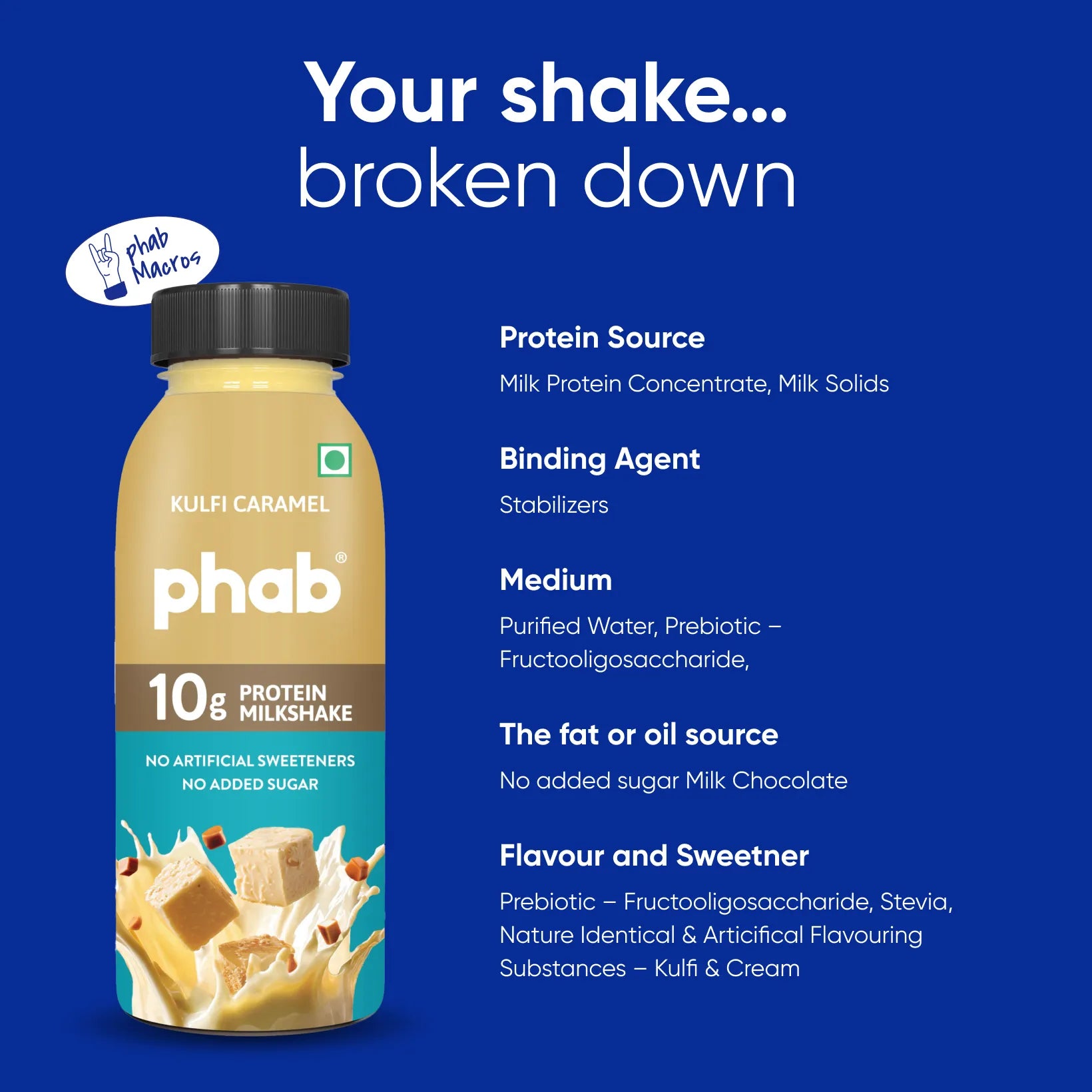 phab 10g Protein Milkshake - Coffee Tiramisu
