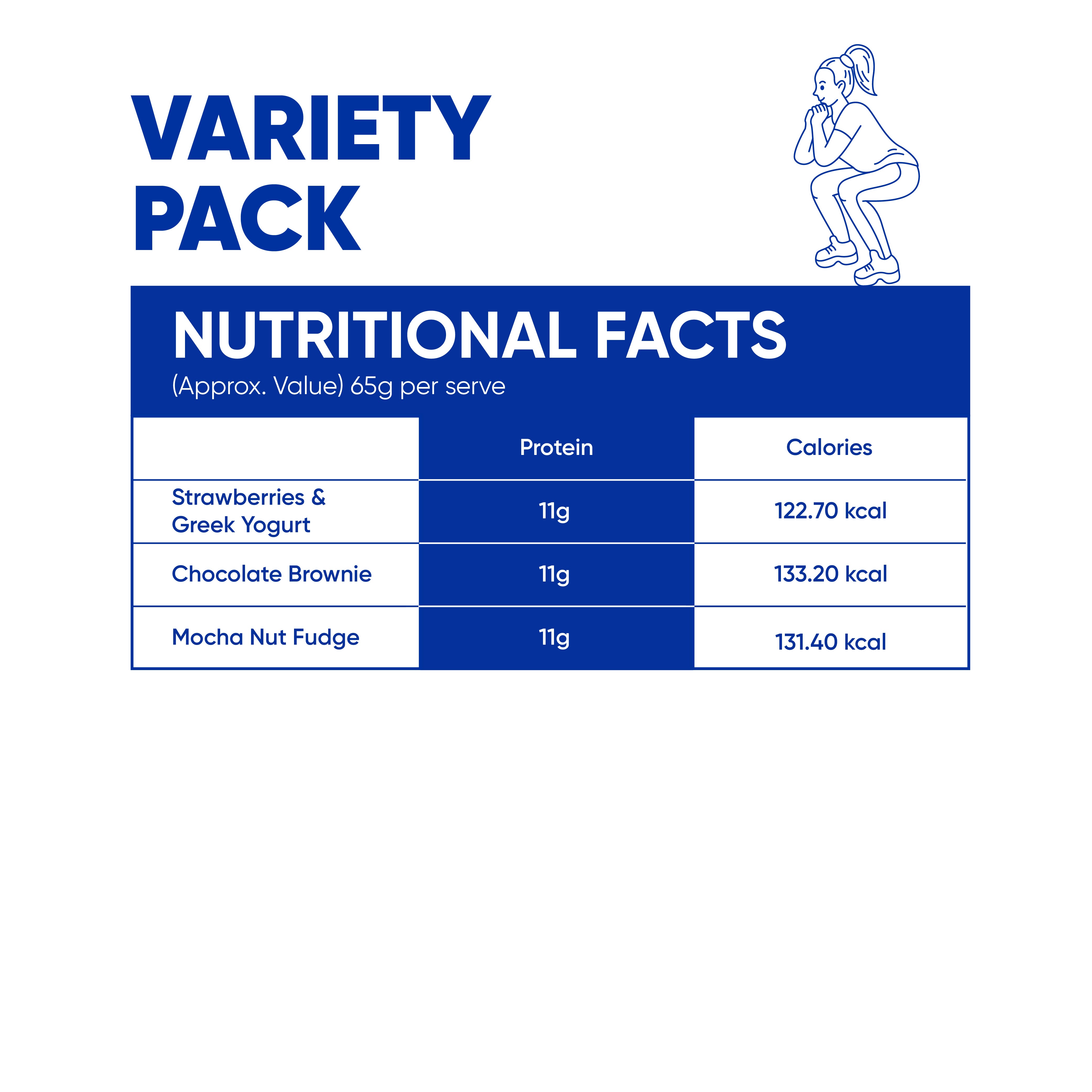 Variety Pack- 11g Protein Bar