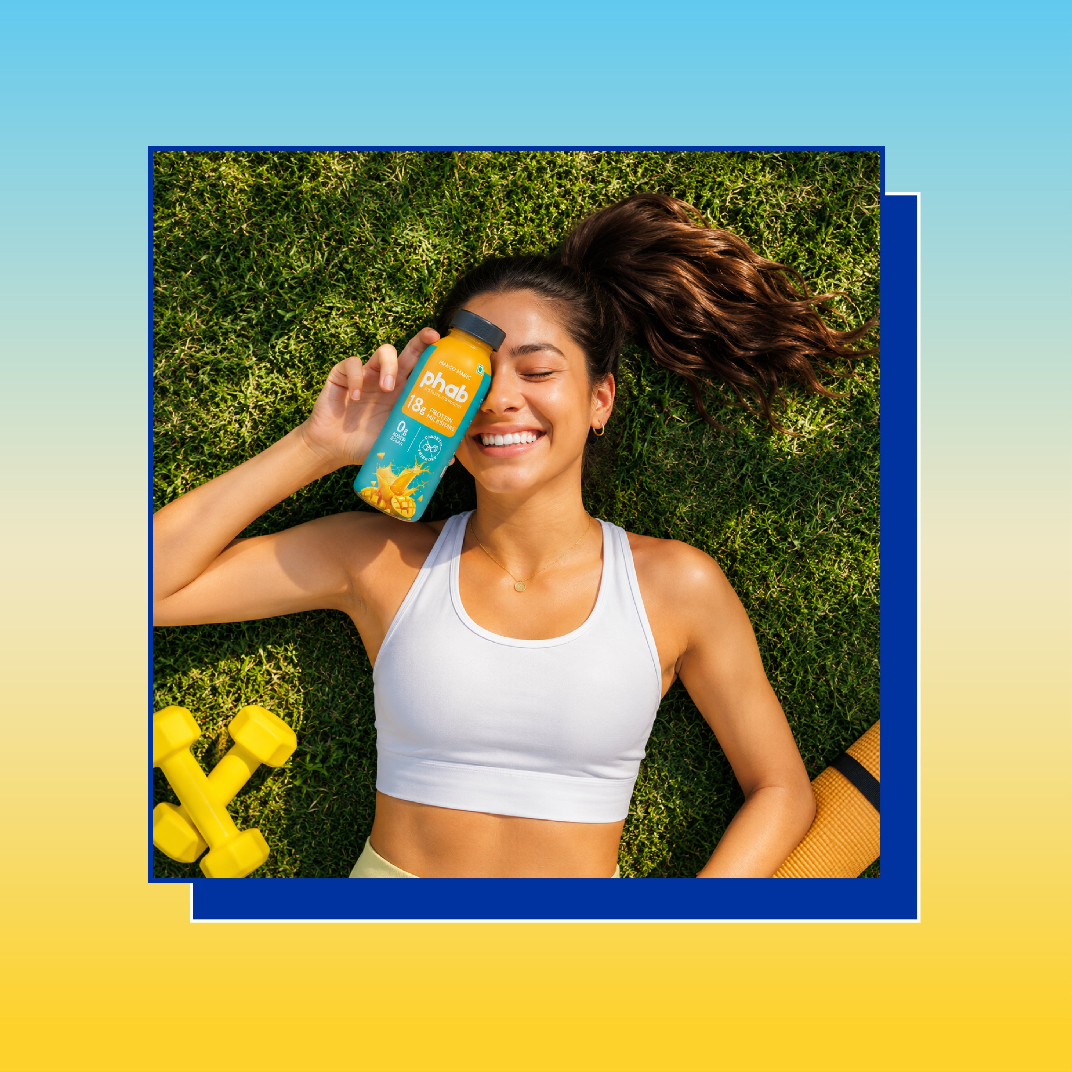 Mango Magic- 18g Protein Milkshake