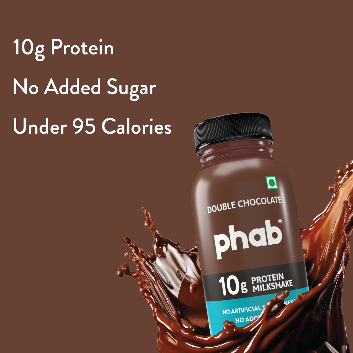 Double Chocolate- 10g Protein Milkshake