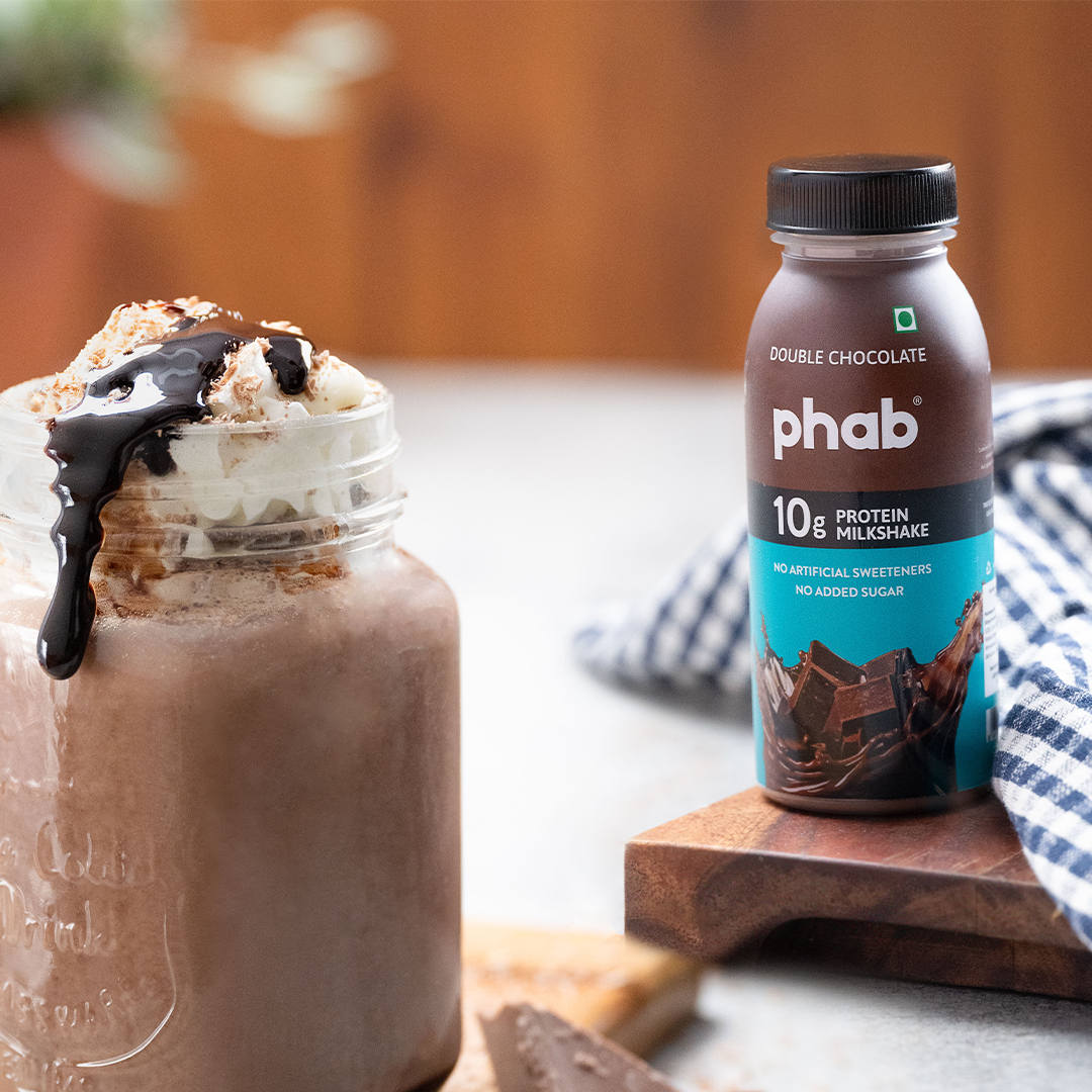 Double Chocolate- 10g Protein Milkshake