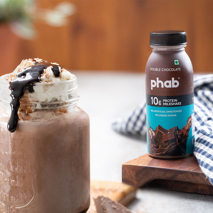 Double Chocolate- 10g Protein Milkshake