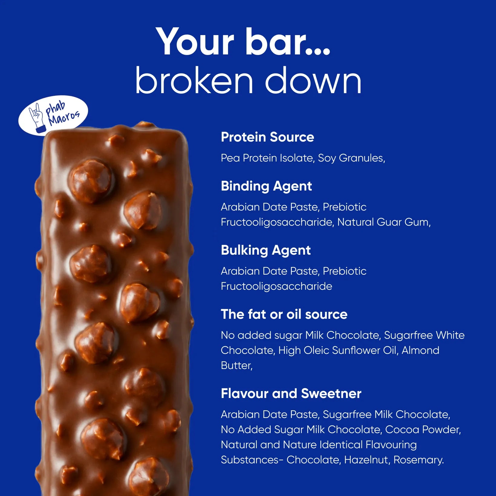 phab 15g Protein Cheat Bar - Blueberry Cheesecake