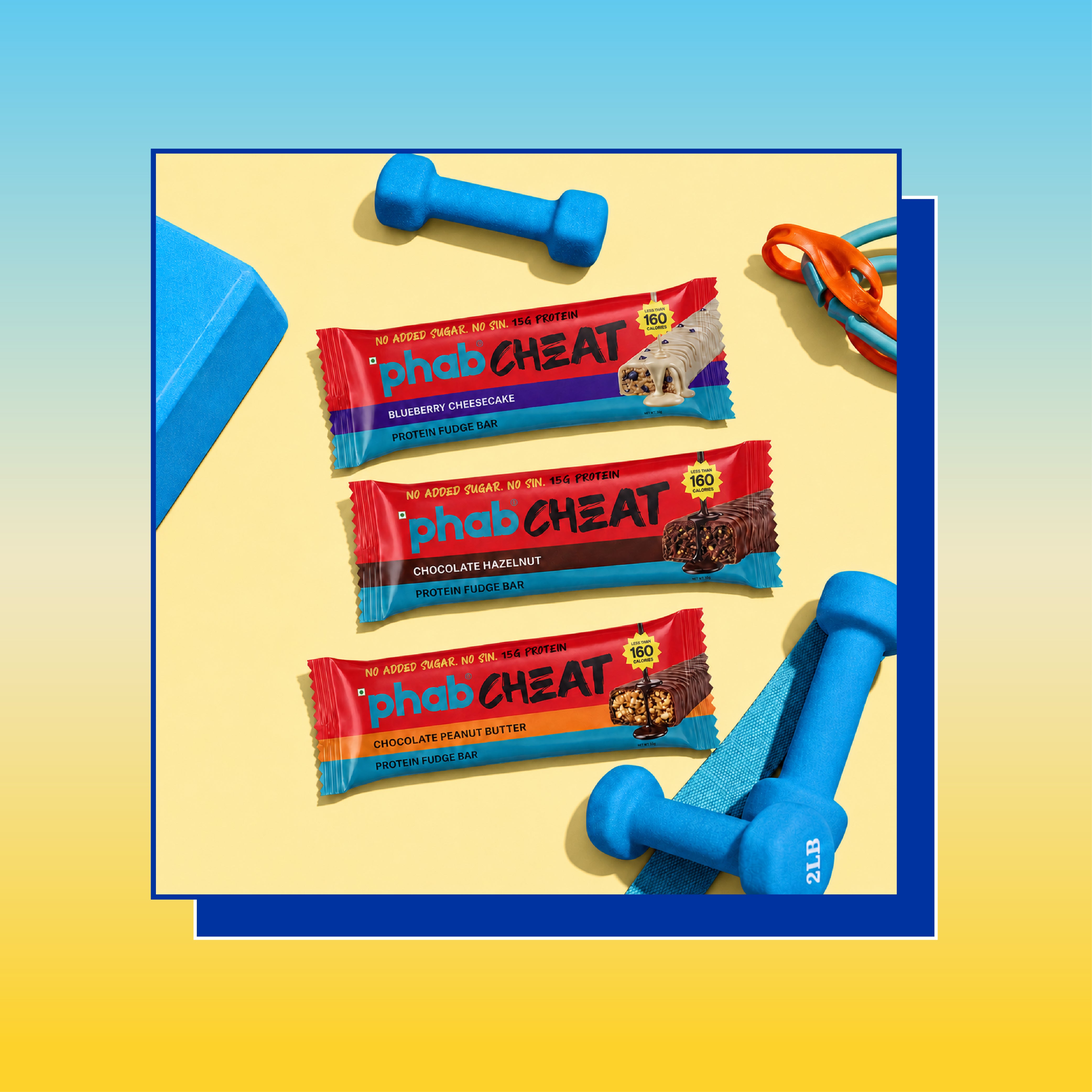 phab 15g Protein Cheat Bar - Blueberry Cheesecake
