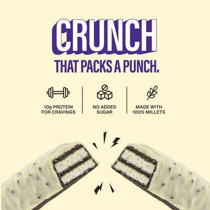 Millet Wafer Protein Bar - Cookies & Cream
