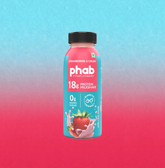 phab 18g Protein Milkshake - Strawberries and Cream