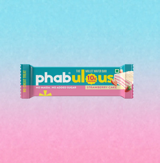 phab 10g Protein Millet Wafer Bar - Strawberry Cake