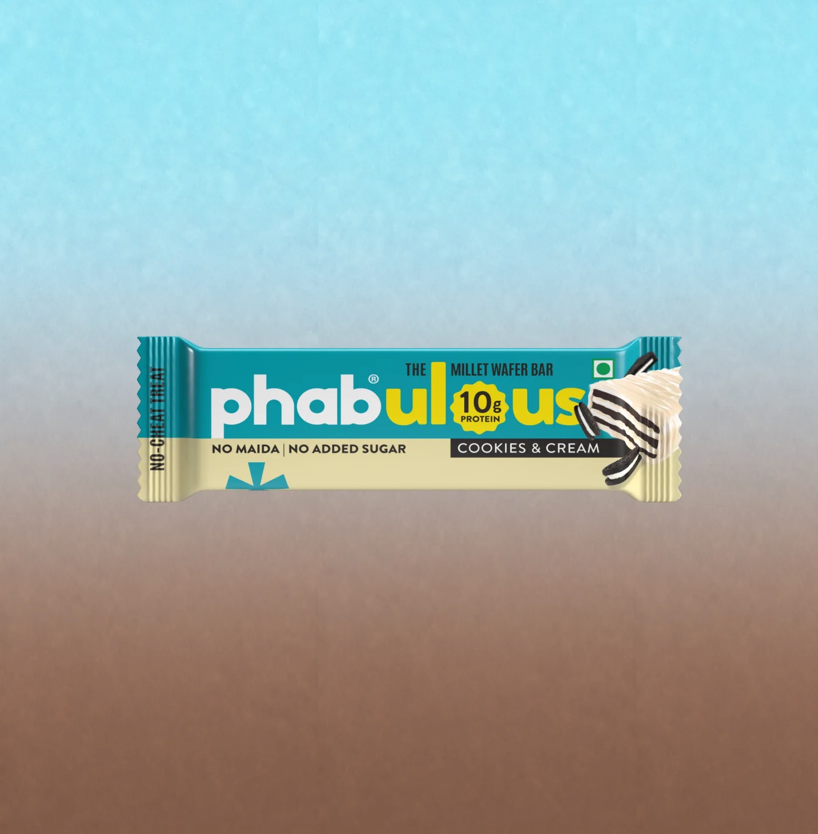 Cookies & Cream- 10g Protein Millet Wafer Bar