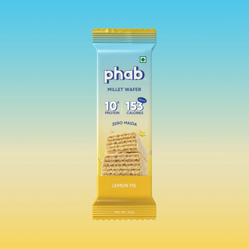 Lemon Pie- 10g Protein Millet Wafer Bar