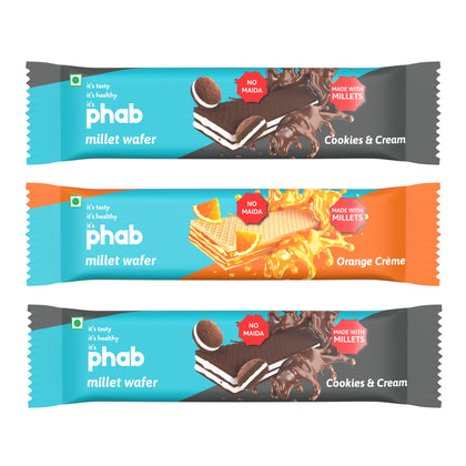 cookies cream & orange cream (pack of 12)