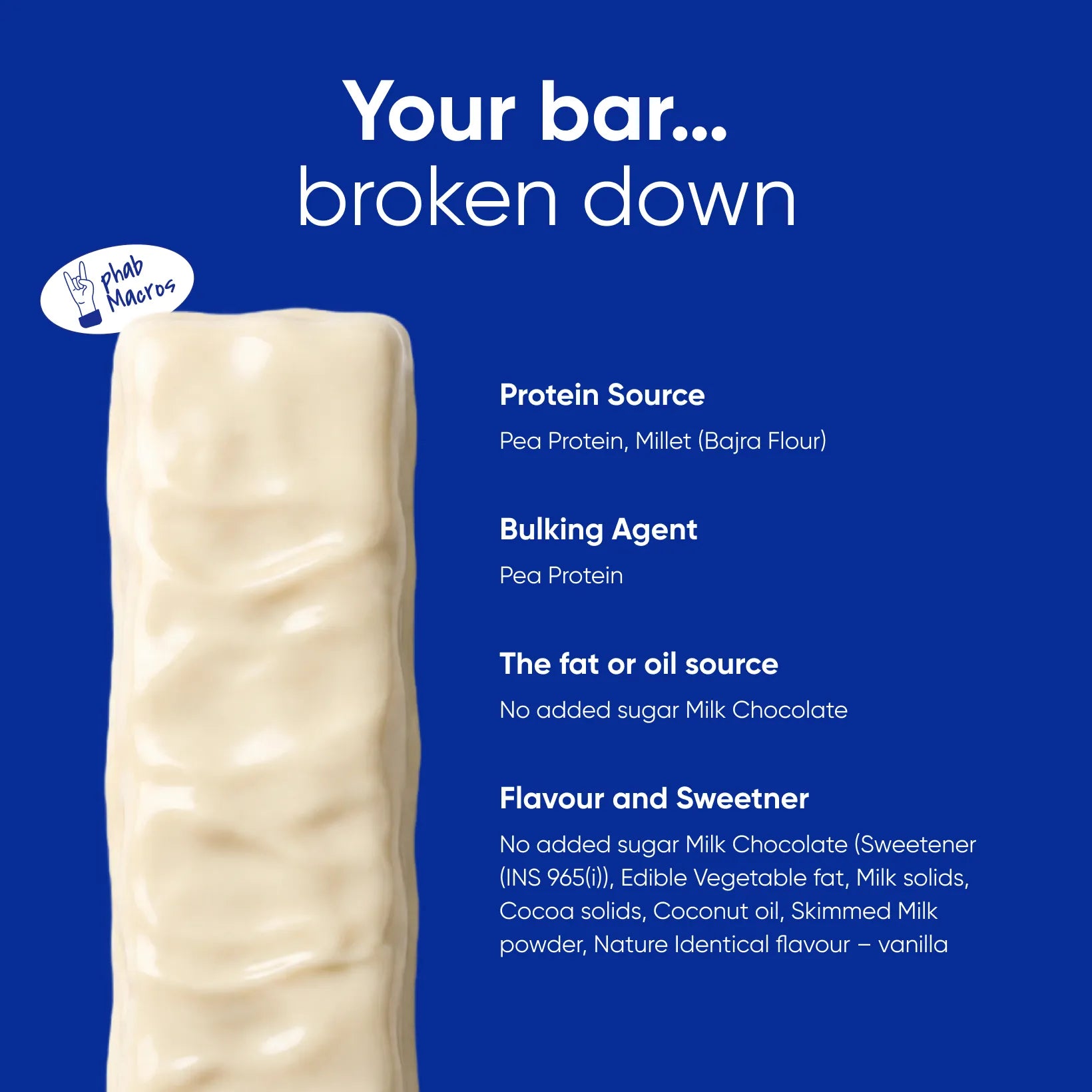 Cookies & Cream- 10g Protein Millet Wafer Bar