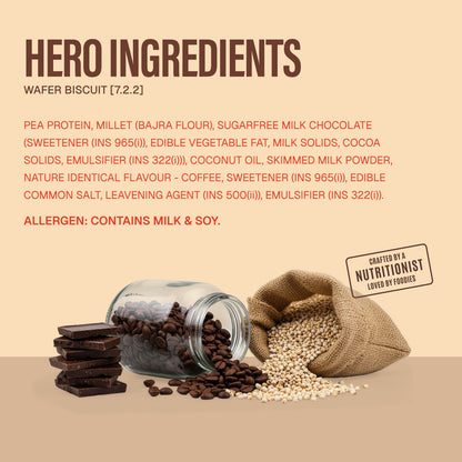 Millet Wafer Protein Bar - Mocha Latte