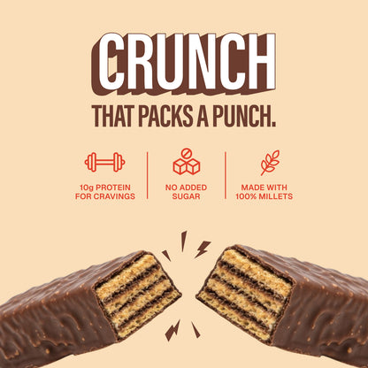 Millet Wafer Protein Bar - Mocha Latte