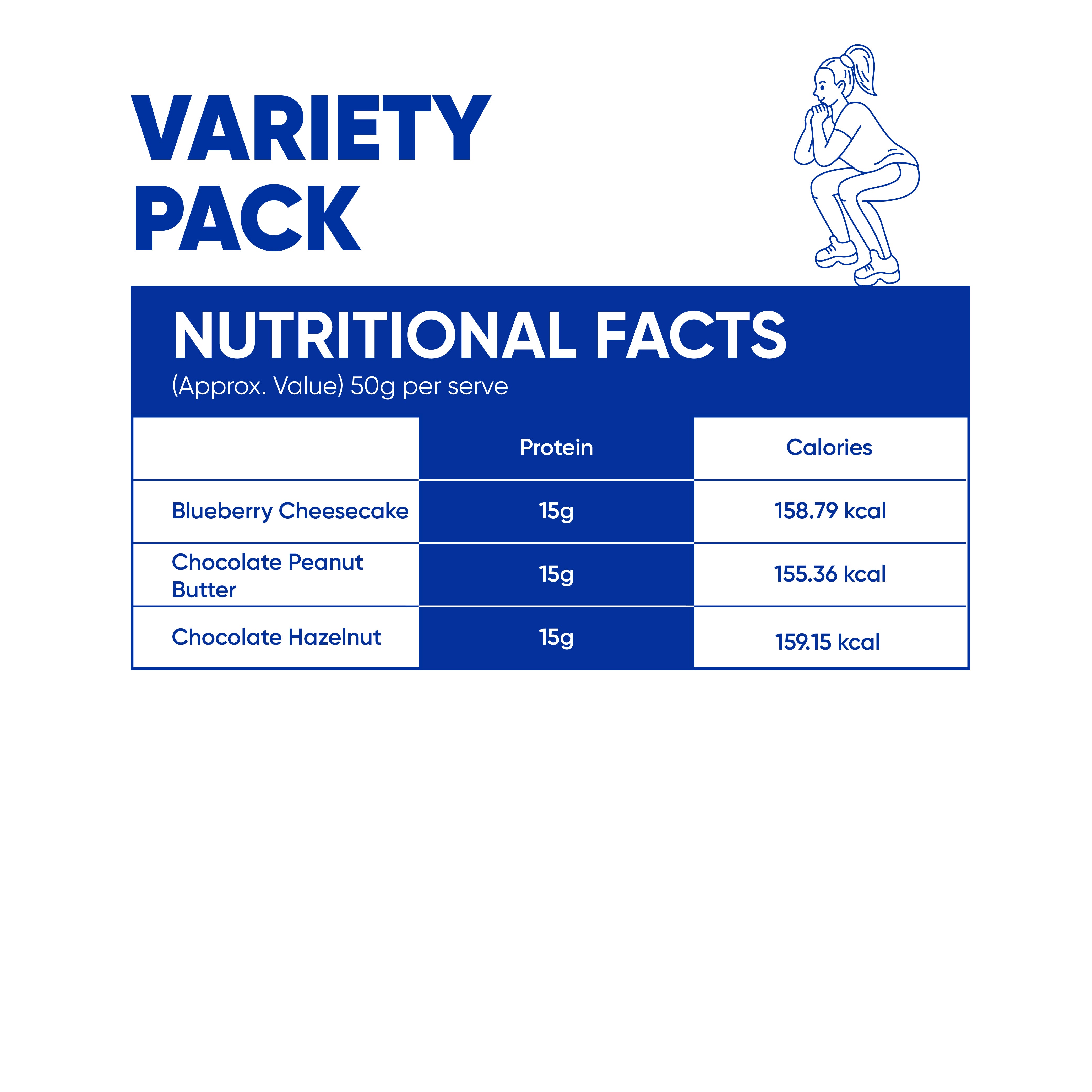 Variety Pack- 15g Cheat Protein Bar
