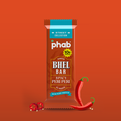 Savoury Bhel Bar- Spicy Peri Peri (Pack of 6)