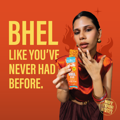 Savoury Bhel Bar- Spicy Peri Peri (Pack of 6)