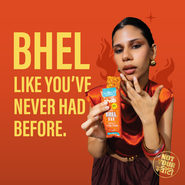 Savoury Bhel Bar- Spicy Peri Peri (Pack of 6)