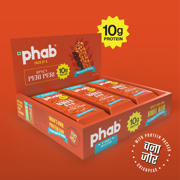 Savoury Bhel Bar- Spicy Peri Peri (Pack of 6)