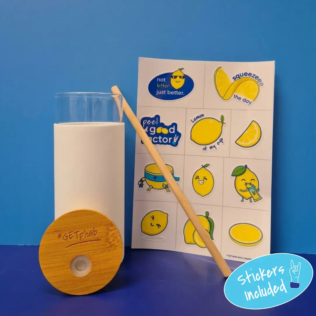 Sipper & Zesty Waterproof Stickers