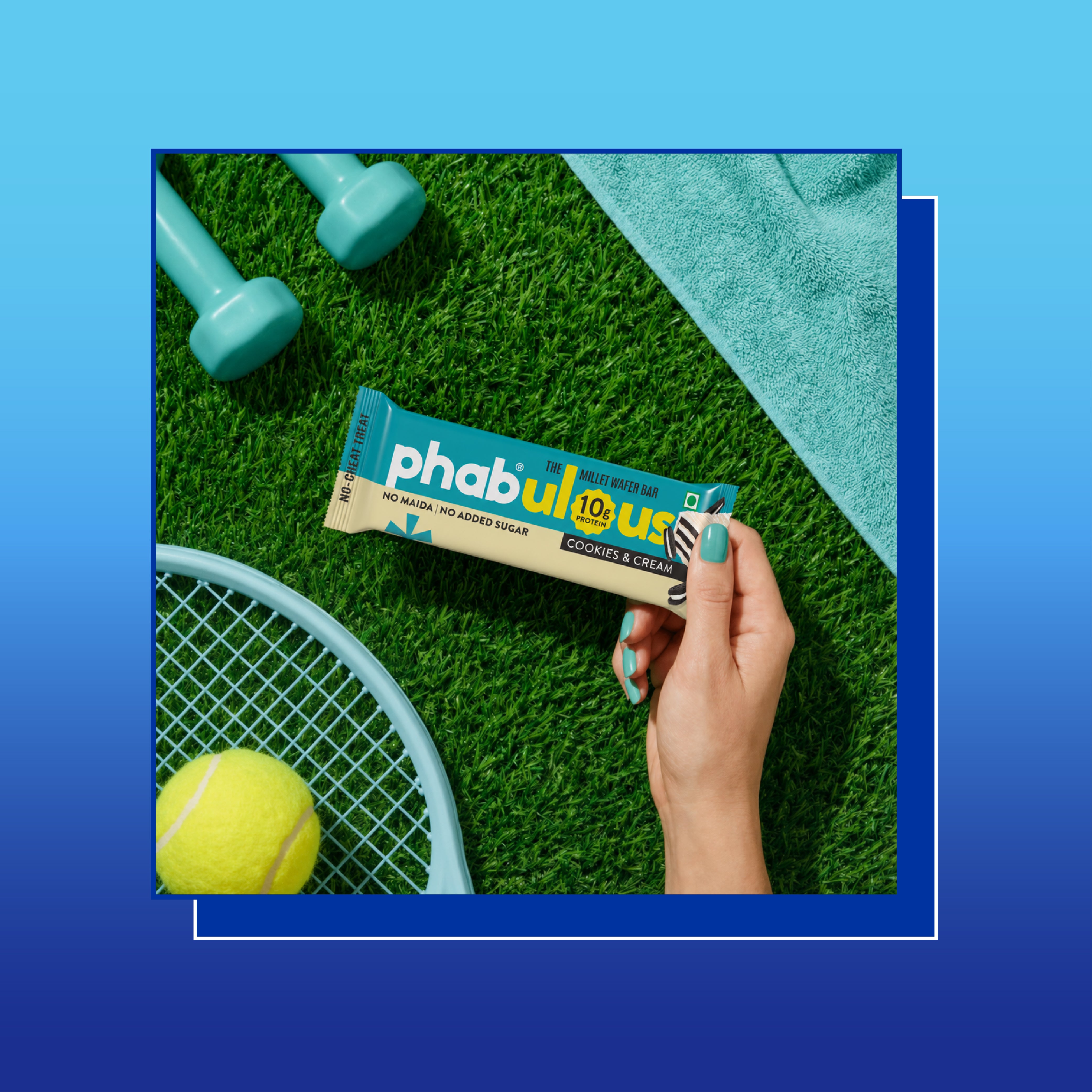 Cookies & Cream- 10g Protein Millet Wafer Bar