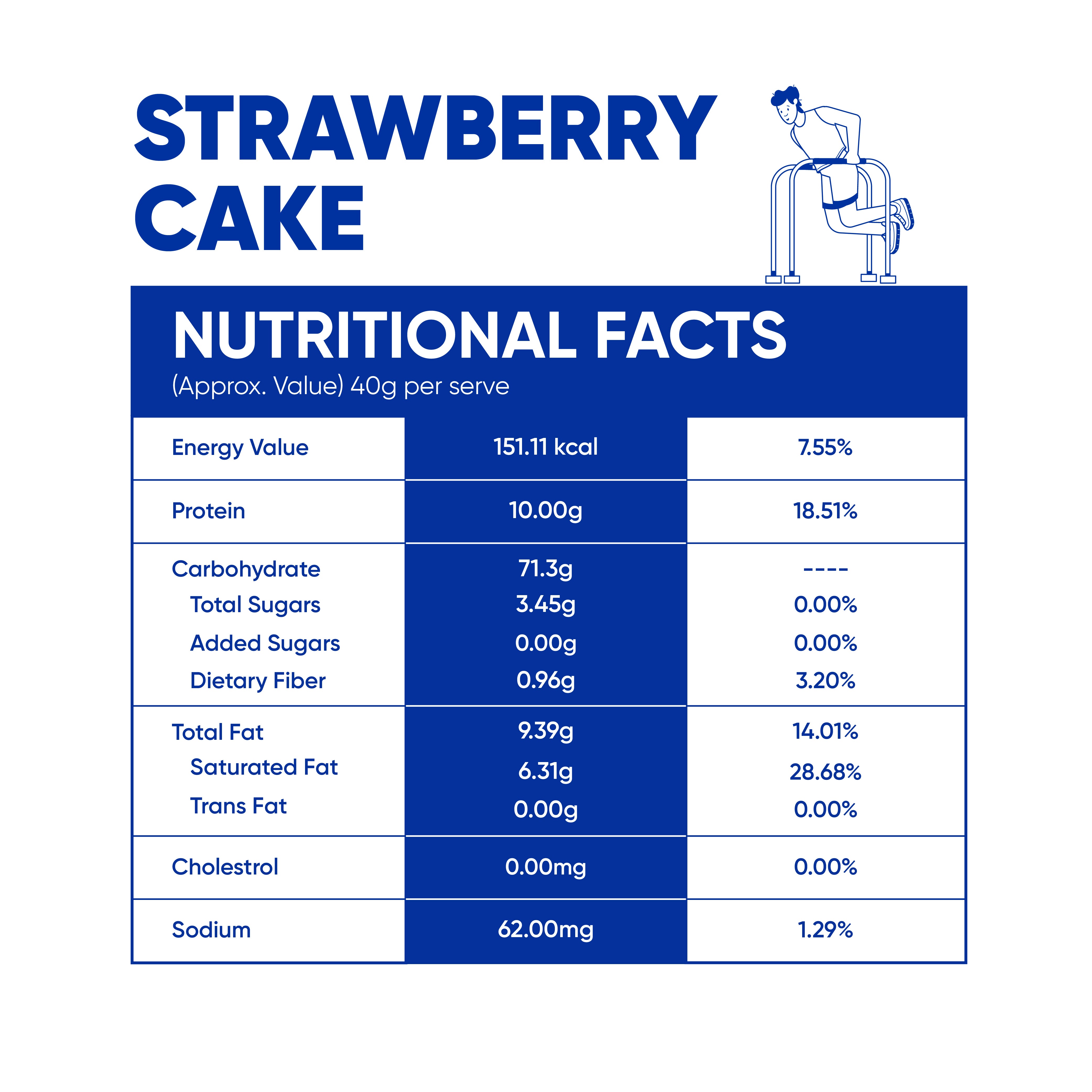 phab 10g Protein Millet Wafer Bar - Strawberry Cake