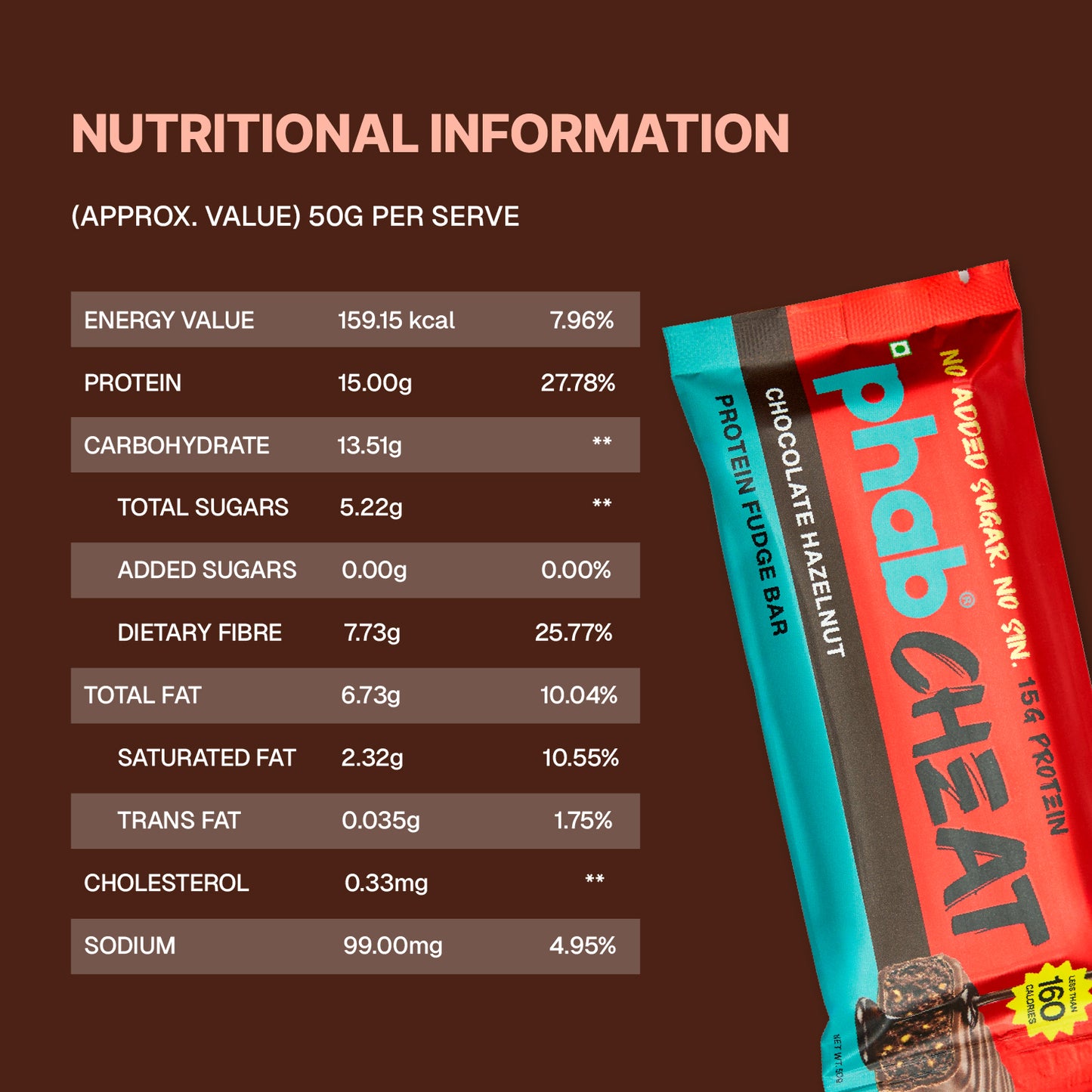 15G Cheat Protein Bar - Chocolate Hazelnut