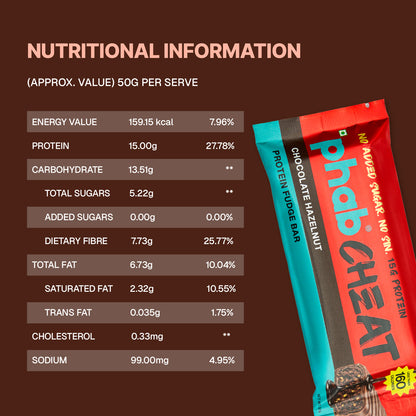 15G Cheat Protein Bar - Chocolate Hazelnut