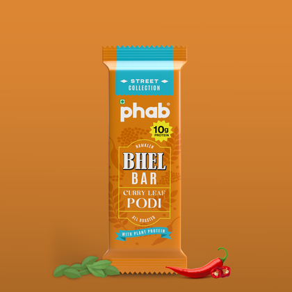 Savoury Bhel Bar- Curry Leaf Podi (Pack of 6)
