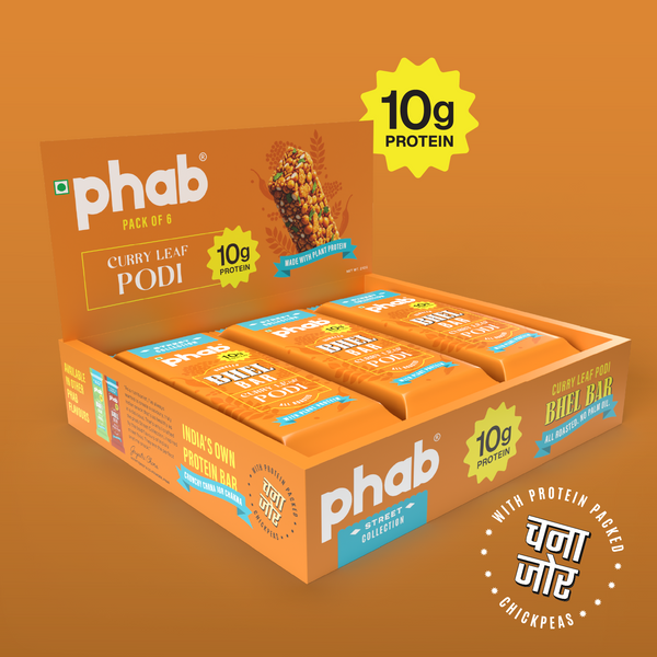 Savoury Bhel Bar- Curry Leaf Podi (Pack of 6)