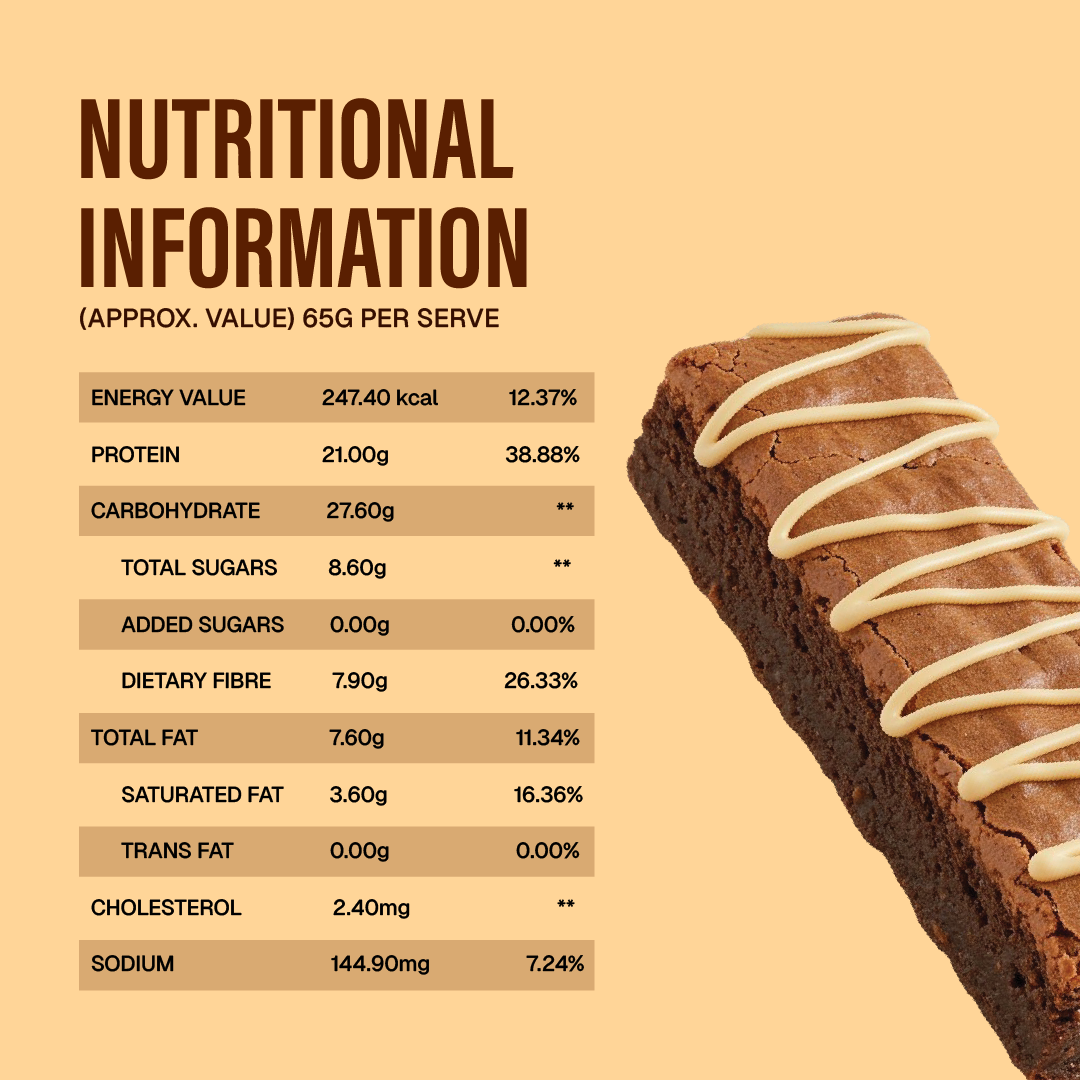 21g protein bar - chocolate brownie