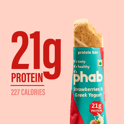 21g Protein Bar- Strawberries and Greek Yoghurt- Shelf Drop!