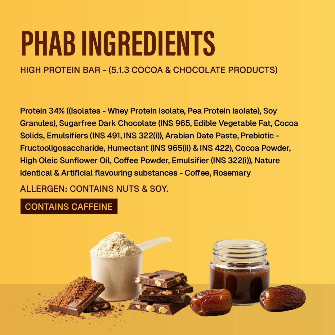 21g protein bar - mocha nut fudge