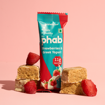 11g protein bar - strawberries & greek yogurt