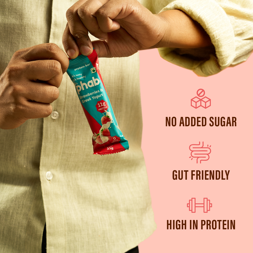 Protein Bar - 11g Protein - Strawberries & Greek Yogurt